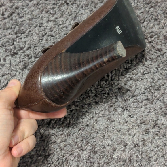 High heeled round toe strappy shoes - Picture 4 of 5